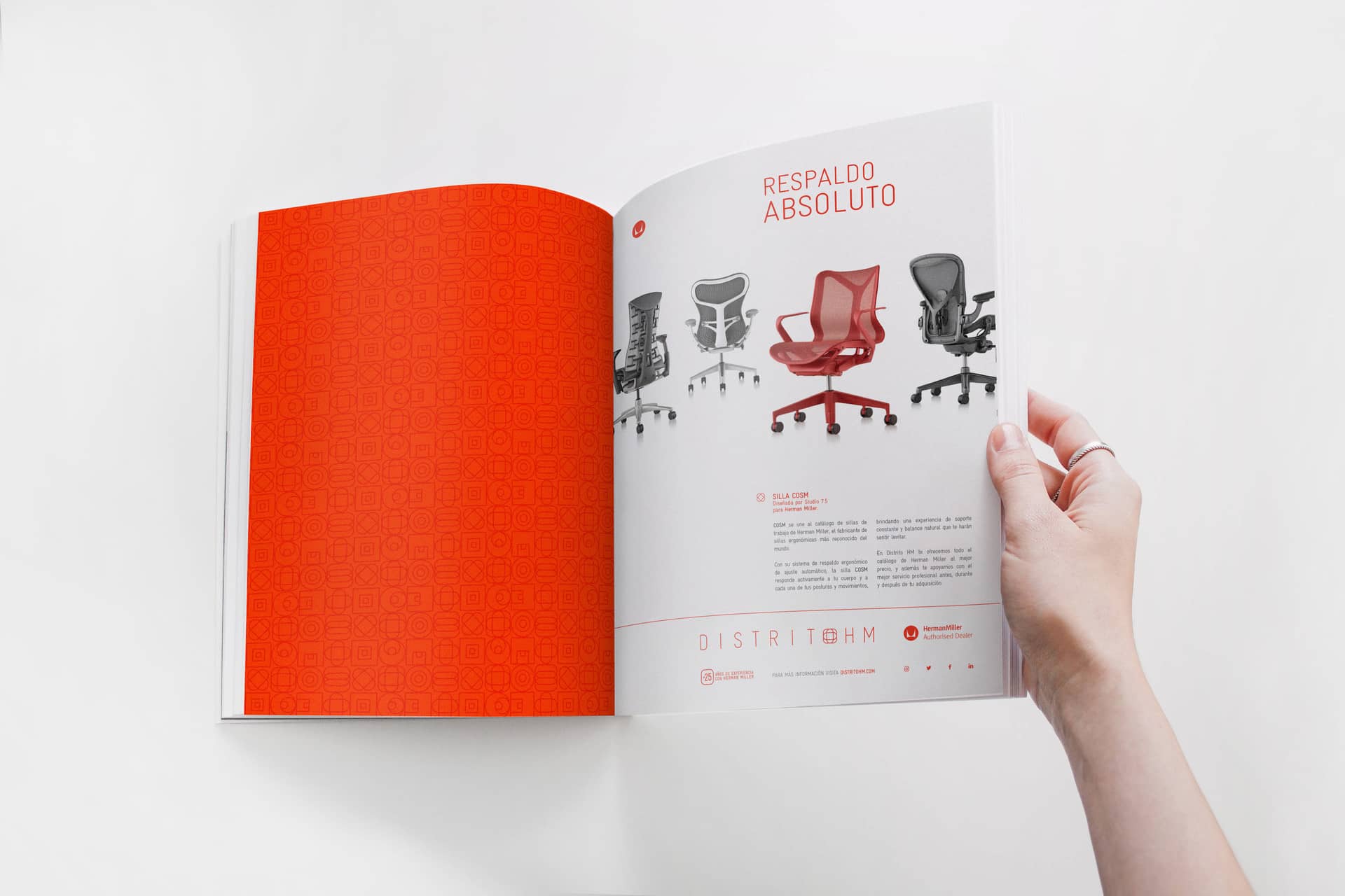 Distrito HM Herman Miller Cosm Chair magazine ad